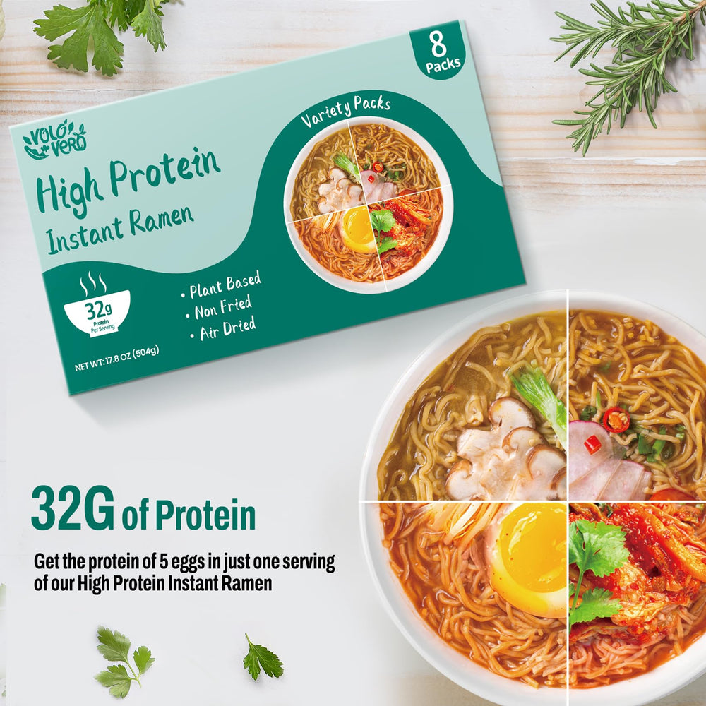VOLO VERO Protein Ramen Spicy Curry Bowl with comforting heat and protein