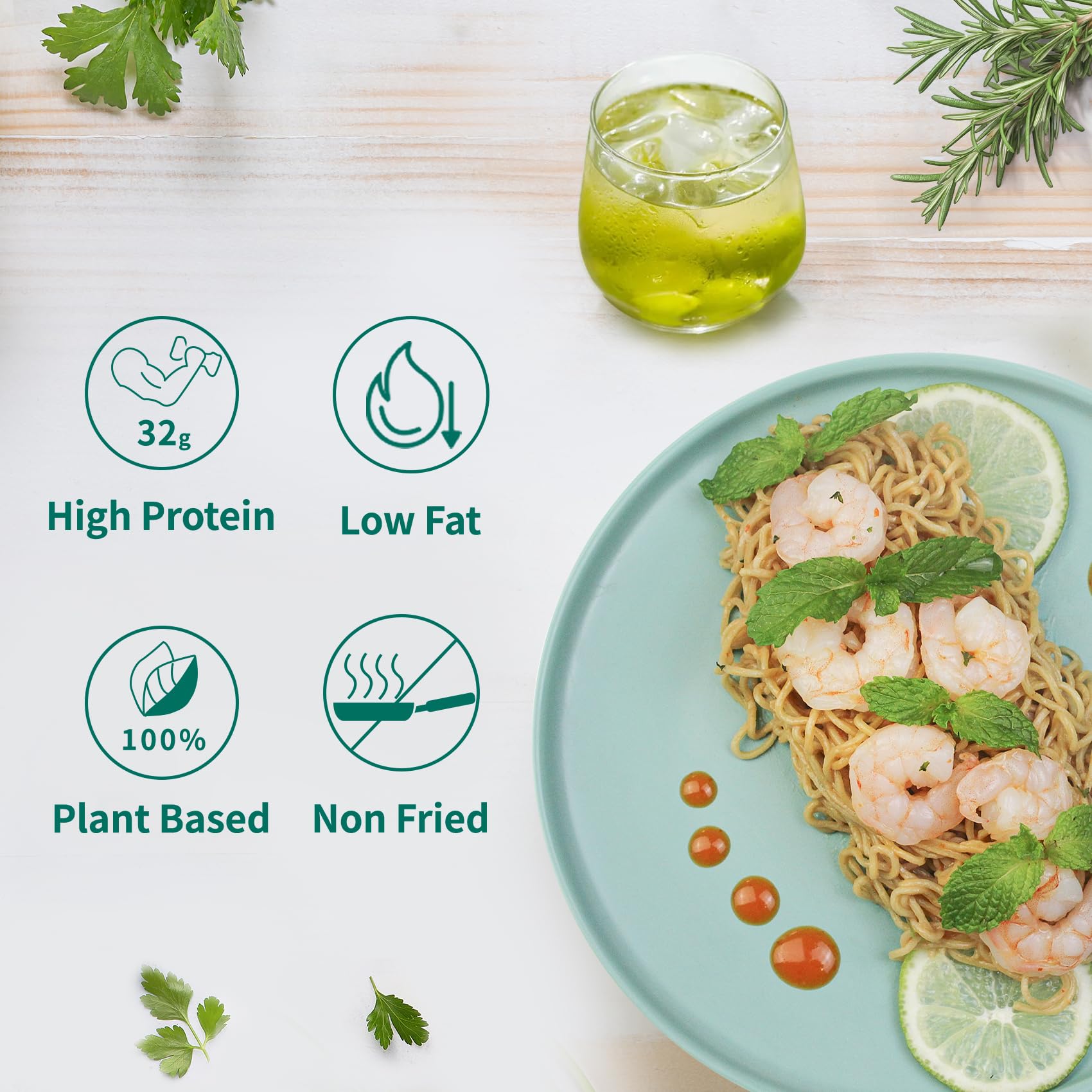 VOLO VERO Protein Ramen Spicy Kimchi Bowl for quick tangy plant protein