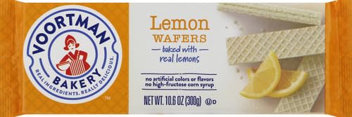 Voortman Lemon Wafers close-up showing crisp texture and lemon aroma