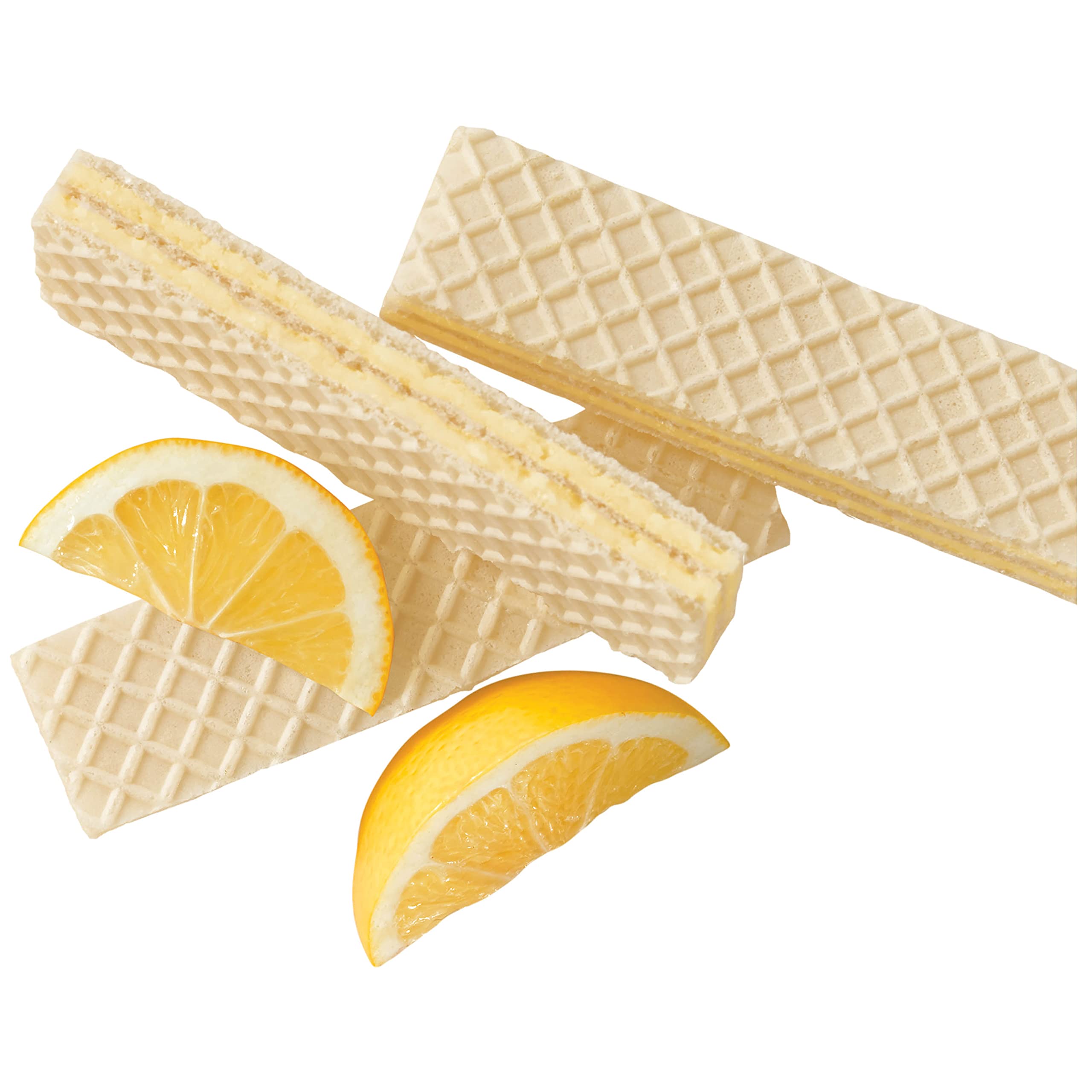 Wafers displayed in a bowl, emphasizing 30% fewer net carbs