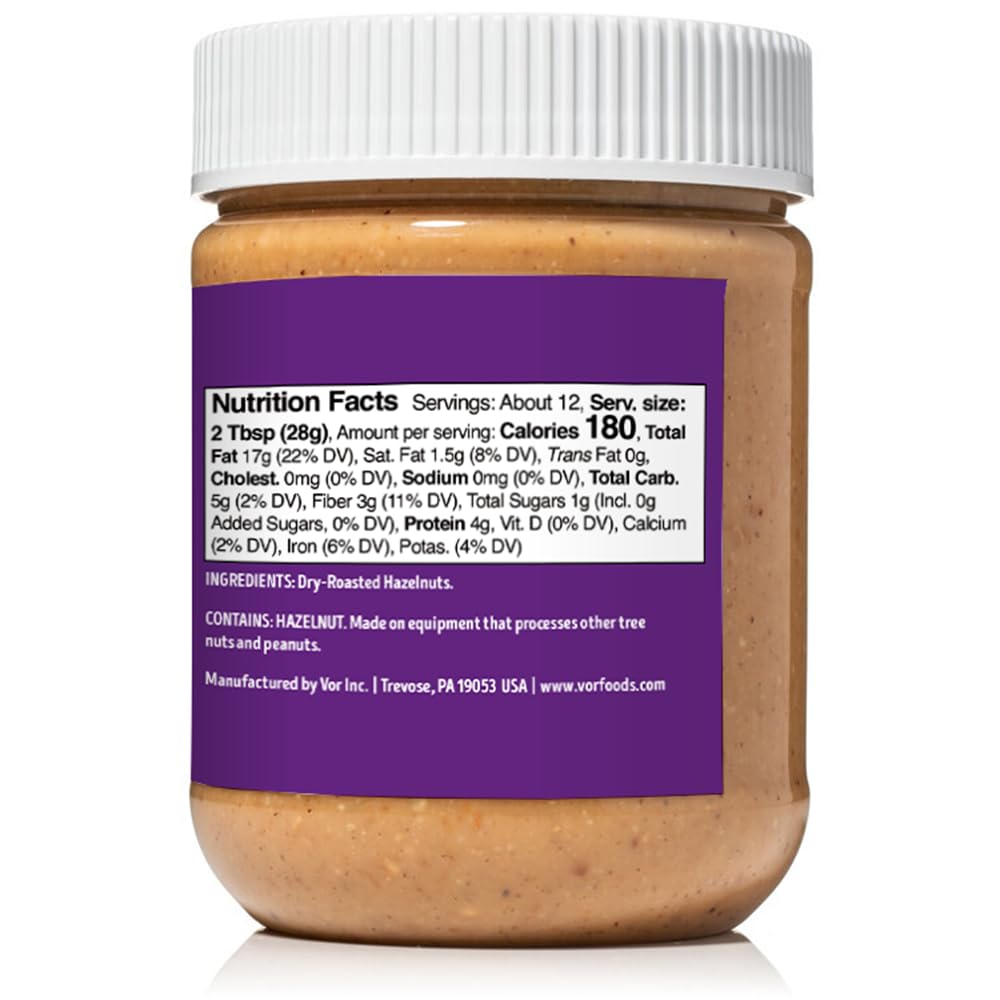 Vör Hazelnut Butter creamy spread on toast for a delicious dairy-free snack.