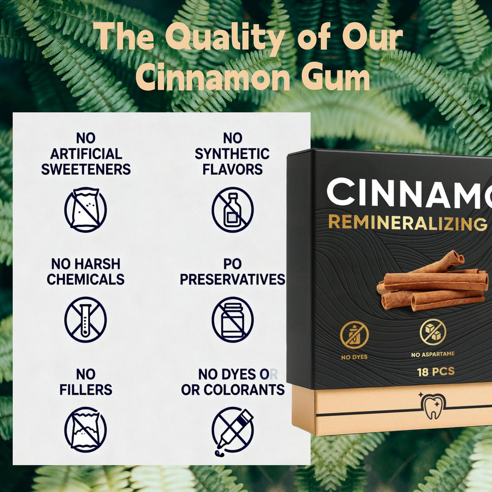 VOSETOKELA dye free gum with botanical flavor oils for natural taste