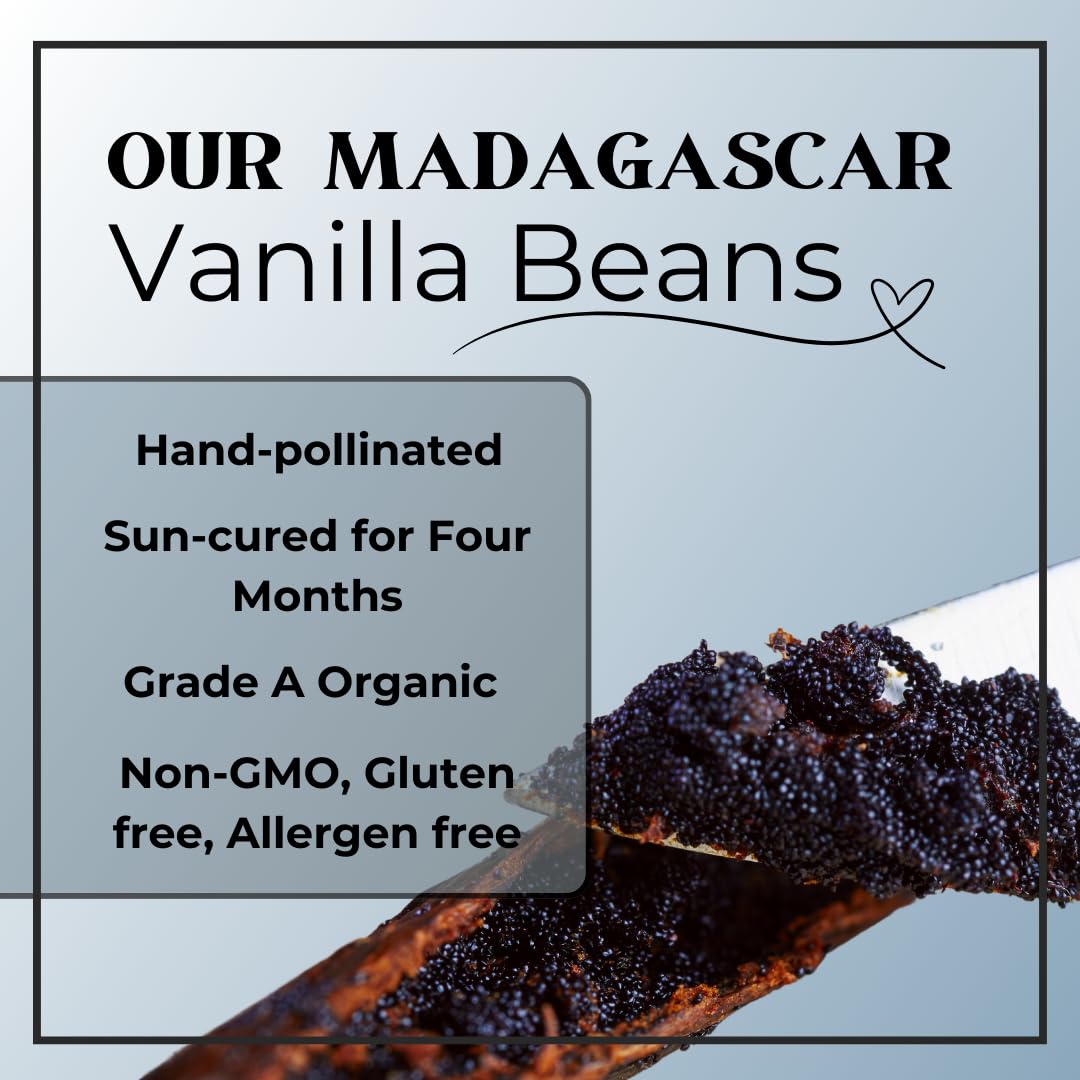 Vraie Joie Co Madagascar vanilla sugar for baking and frostings.