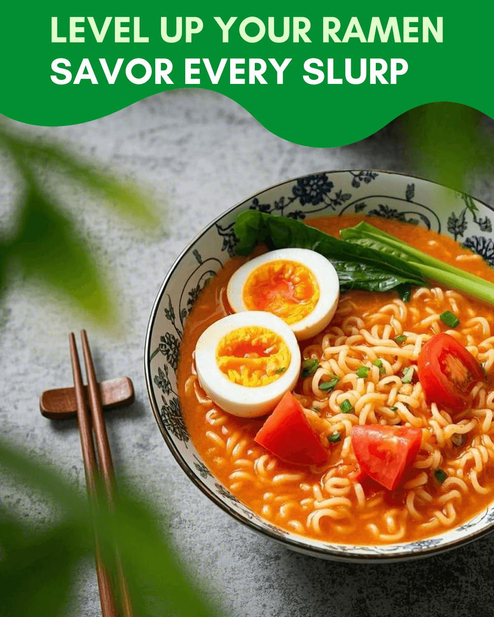 vSlice dehydrated tofu chunks in toppings boost protein for ramen.