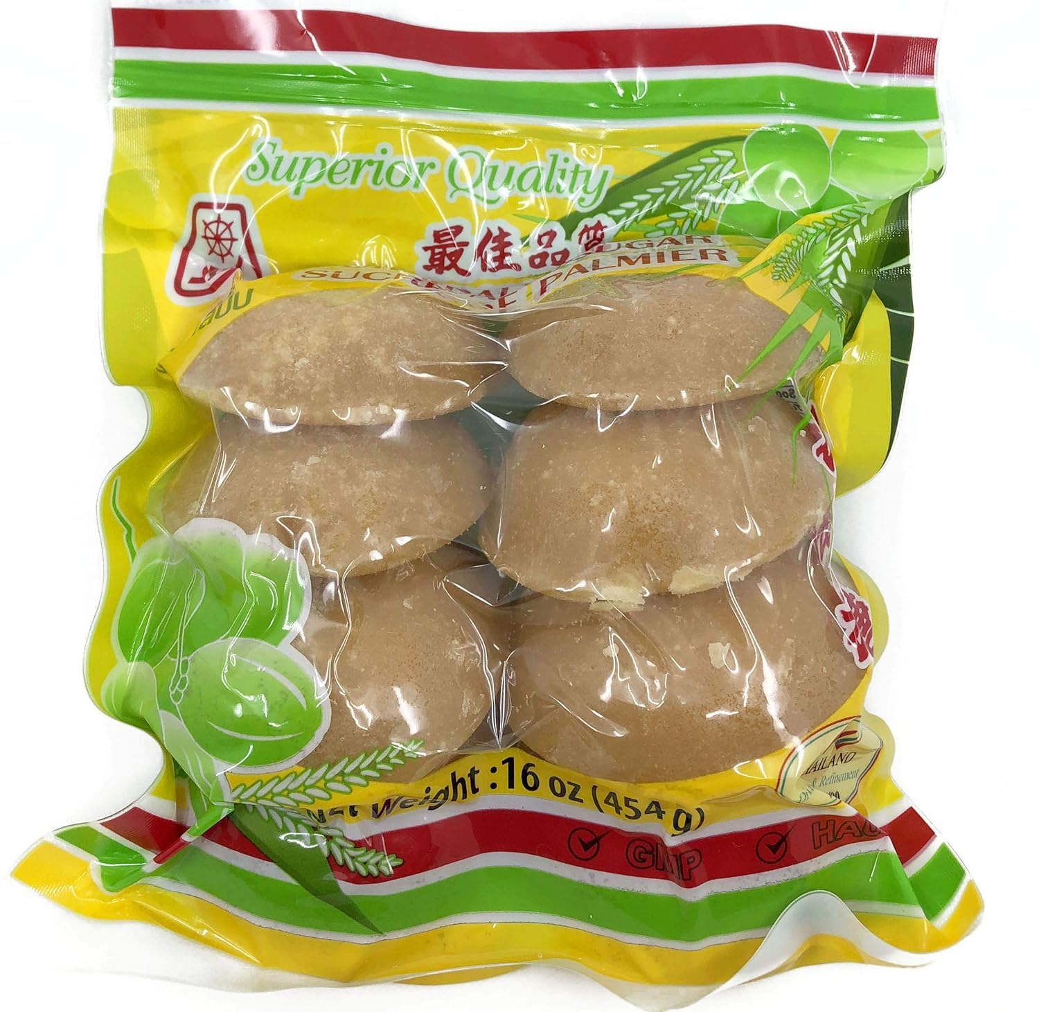 W&E Mart JHC Palm Sugar 16oz pack shown as a natural, versatile sweetener for baking.