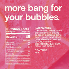 Waay Sparkling Clear can in hand demonstrates convenient 12oz portability.