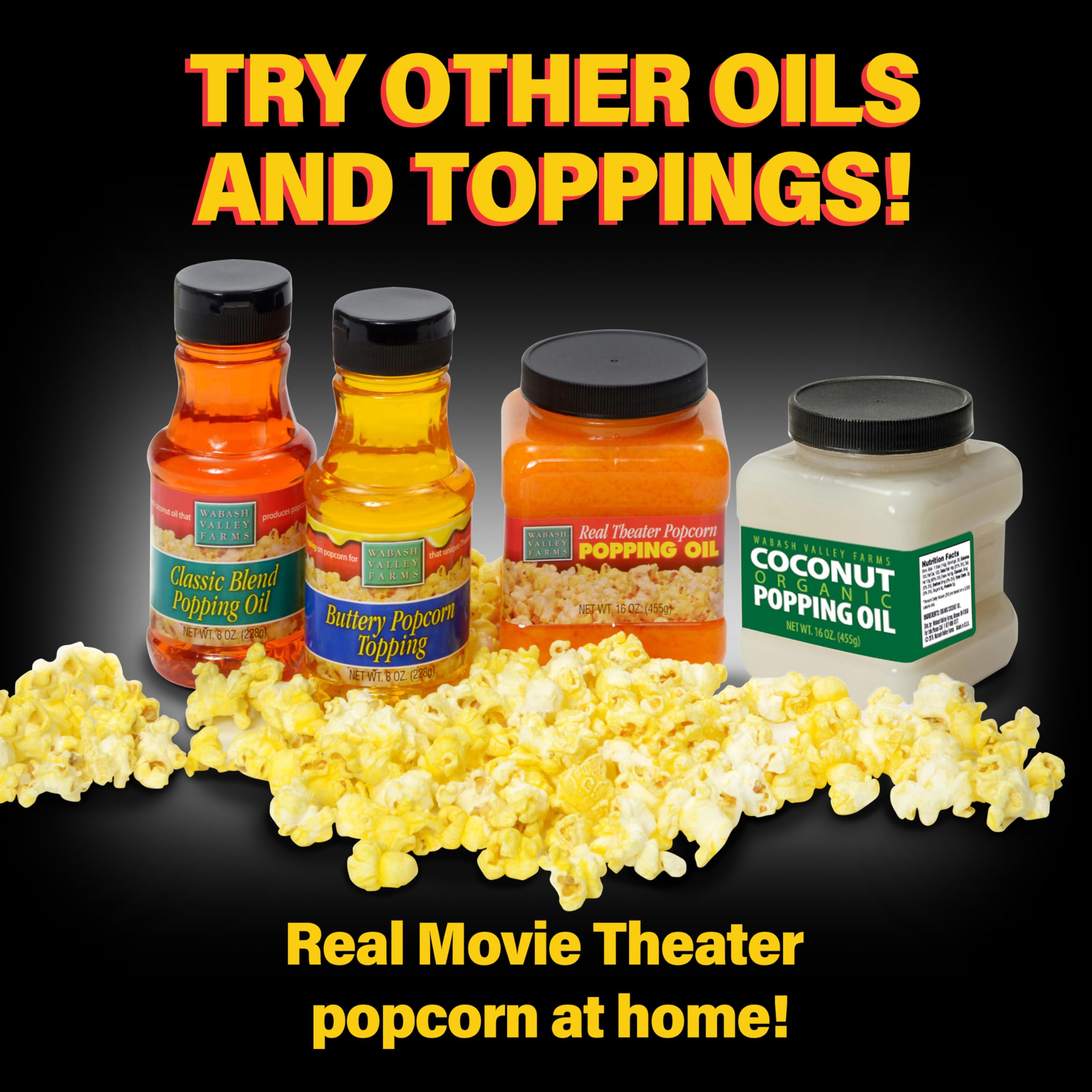 Wabash Valley Farms movie night popcorn ideas with coconut oil
