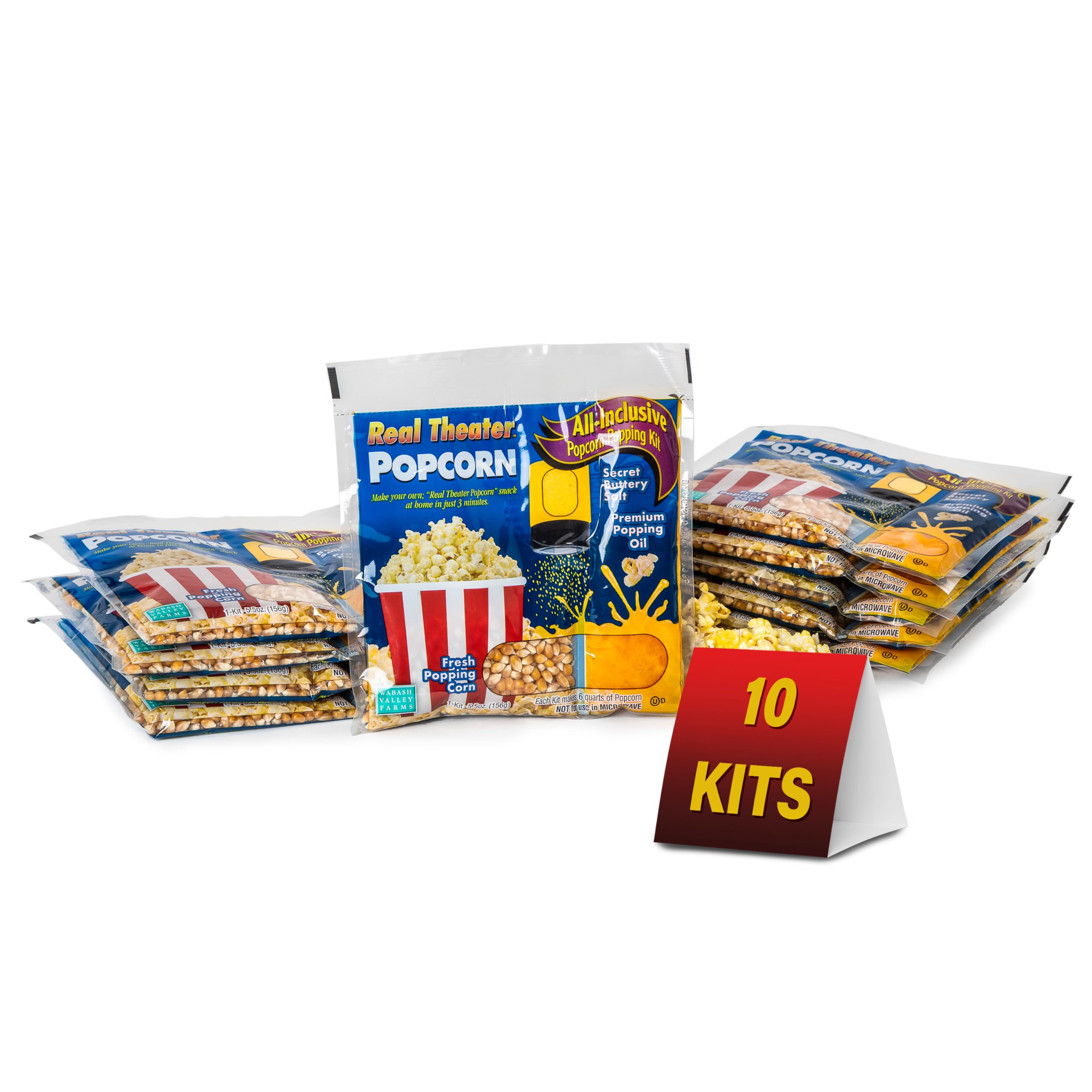 Wabash Valley Farms theater popcorn kits box shown for quick, mess-free movie nights.
