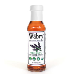 Wäbry Lavender Syrup bottle for café-quality coffees and desserts.
