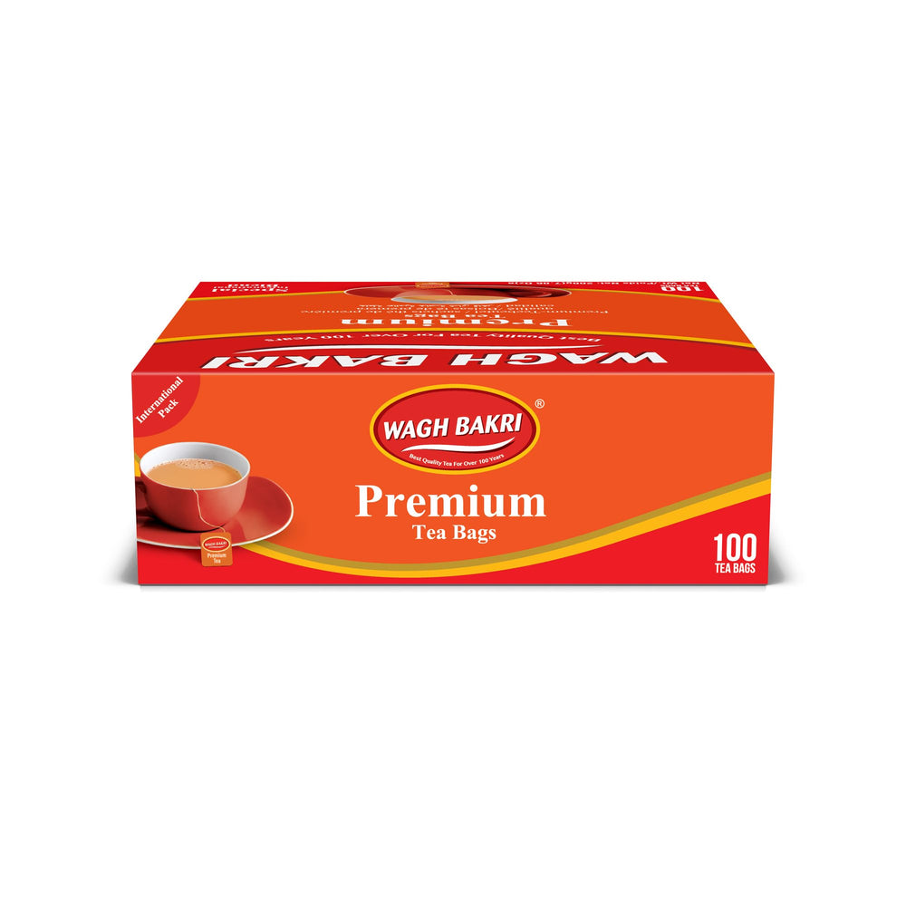 Wagh Bakri 200g pack ideal for home or office use.