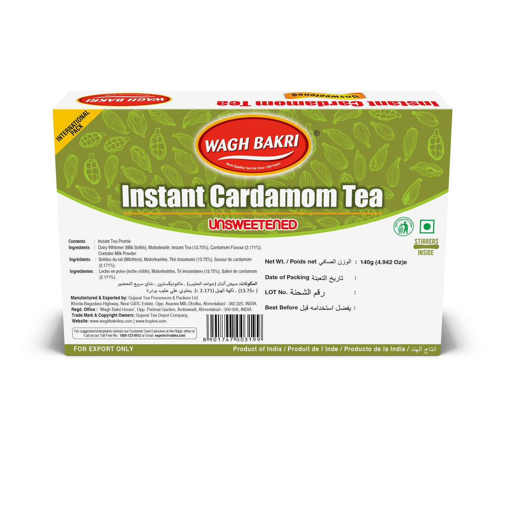 Wagh Bakri Instant Cardamom Tea morning routine ready-to-brew moment.