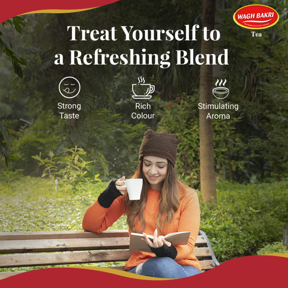 Wagh Bakri cinnamon sticks infuse a comforting, aromatic sweetness when steeped.