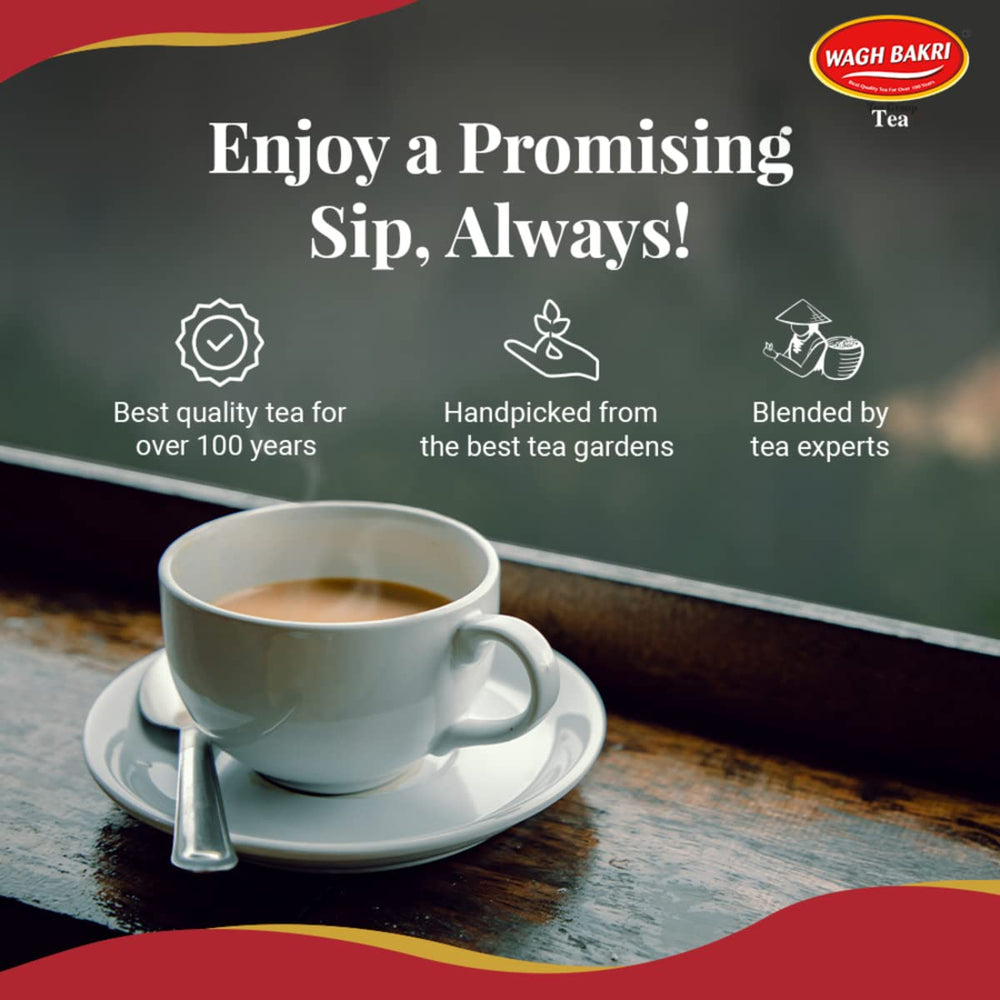 Wagh Bakri ginger slices add brightness that enhances morning chai rituals.