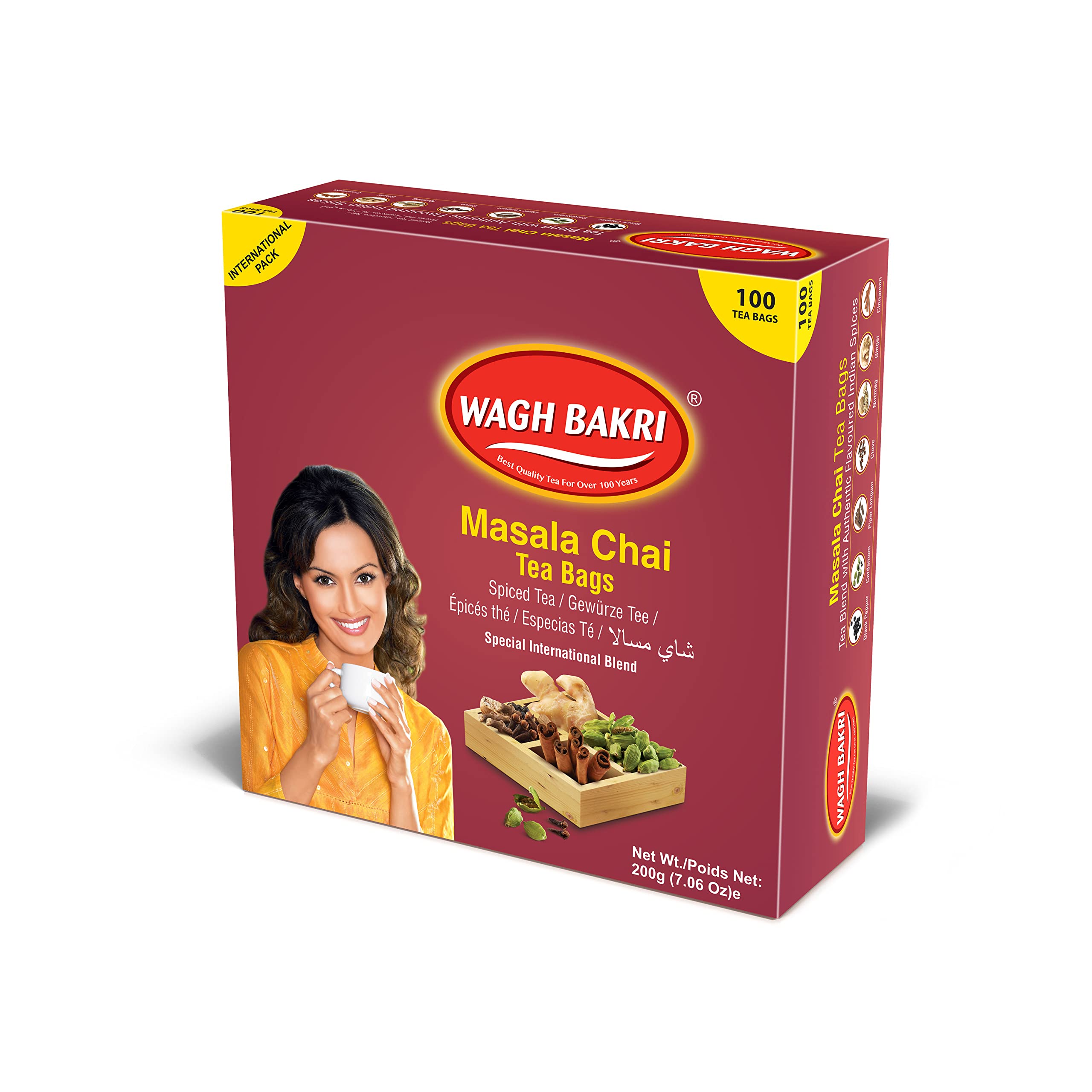 Wagh Bakri Masala Chai steaming cup ready in minutes