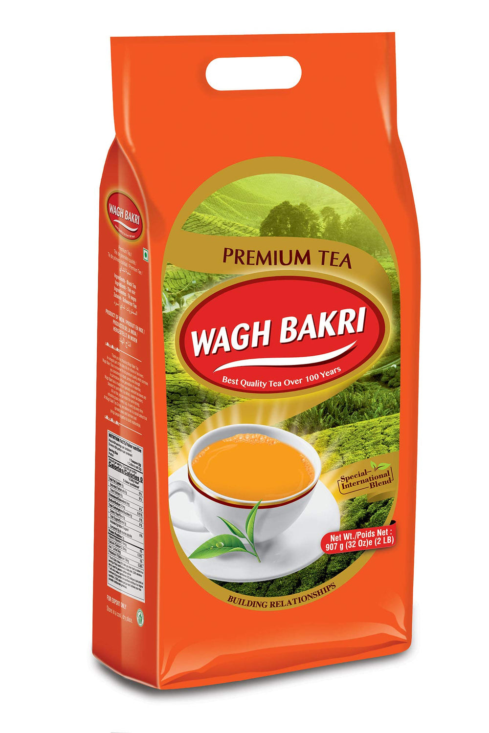 Wagh Bakri tea steeping in a cup with rich aroma