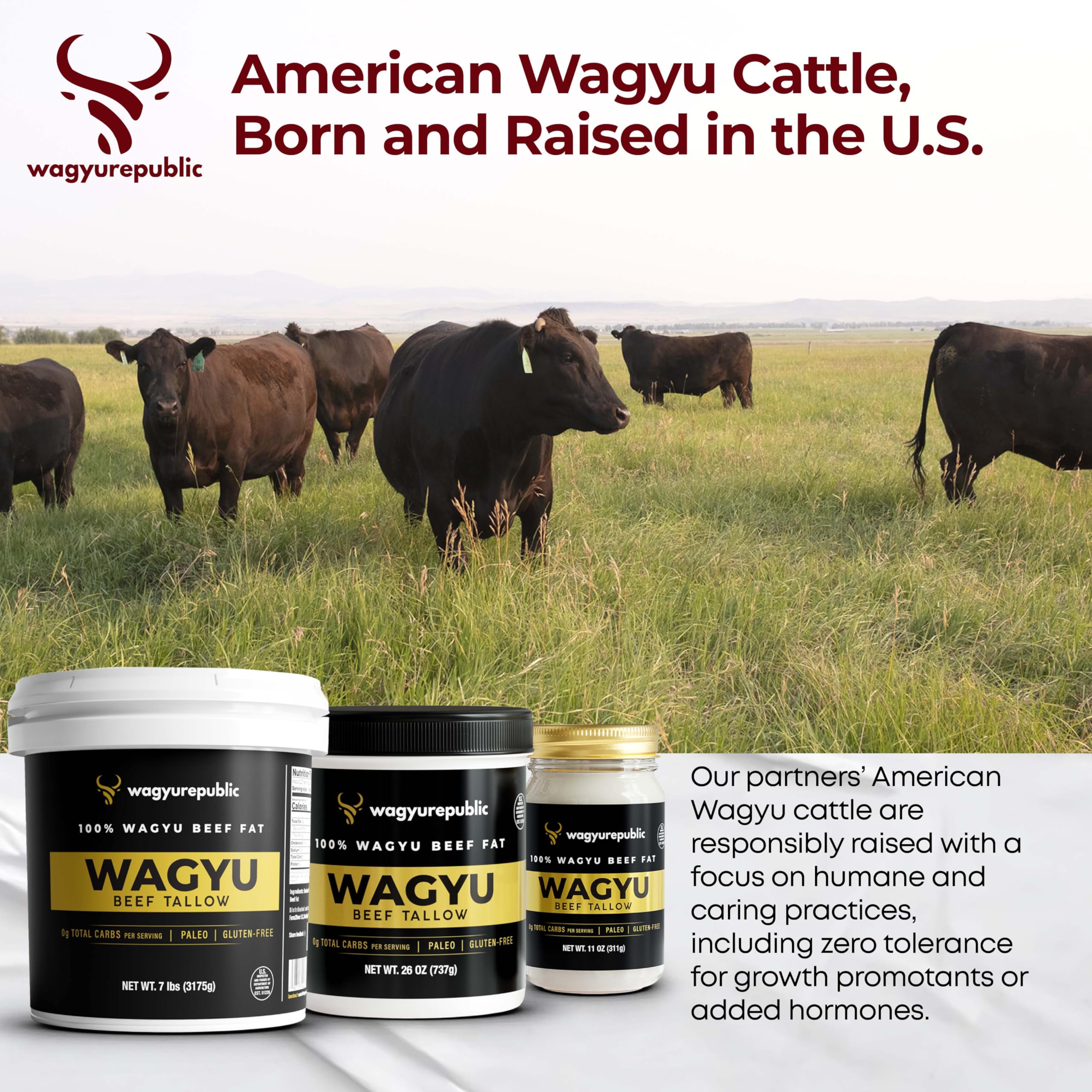 Wagyurepublic beef tallow for candle or soap making, a natural base.