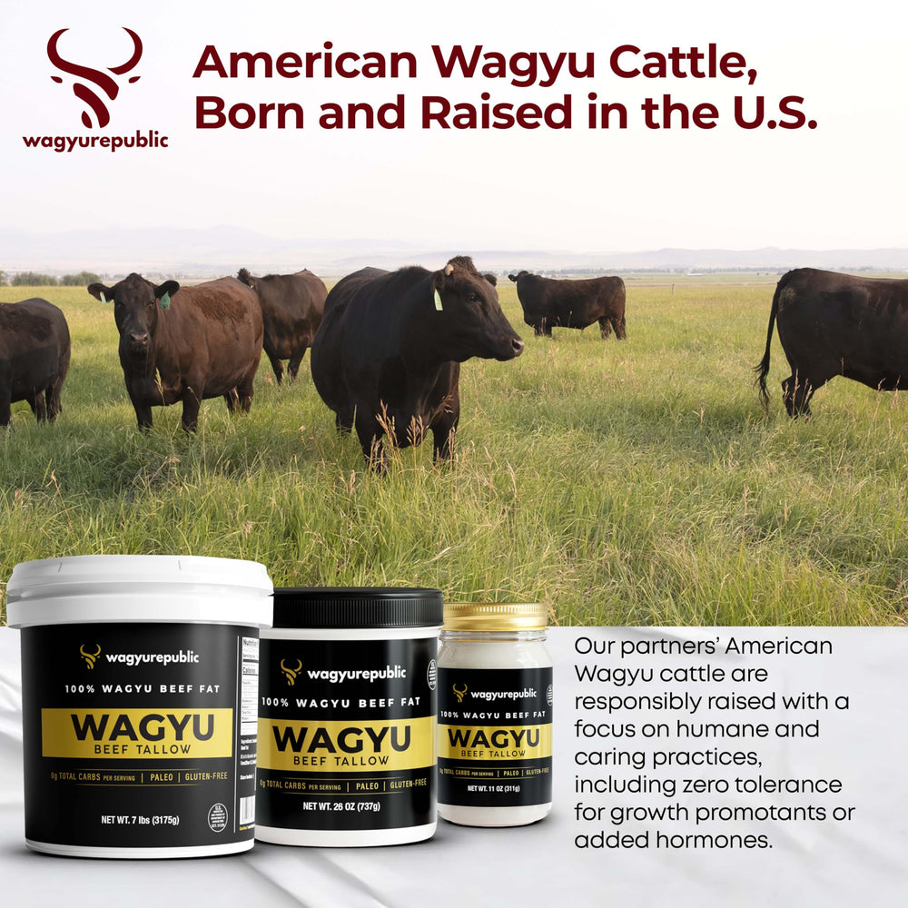 Wagyurepublic beef tallow for candle or soap making, a natural base.