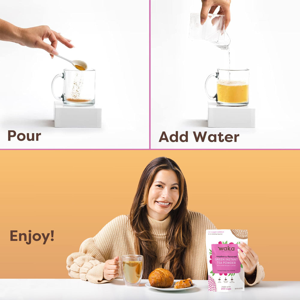 Waka bulk pouch from California emphasizes convenient at home tea making