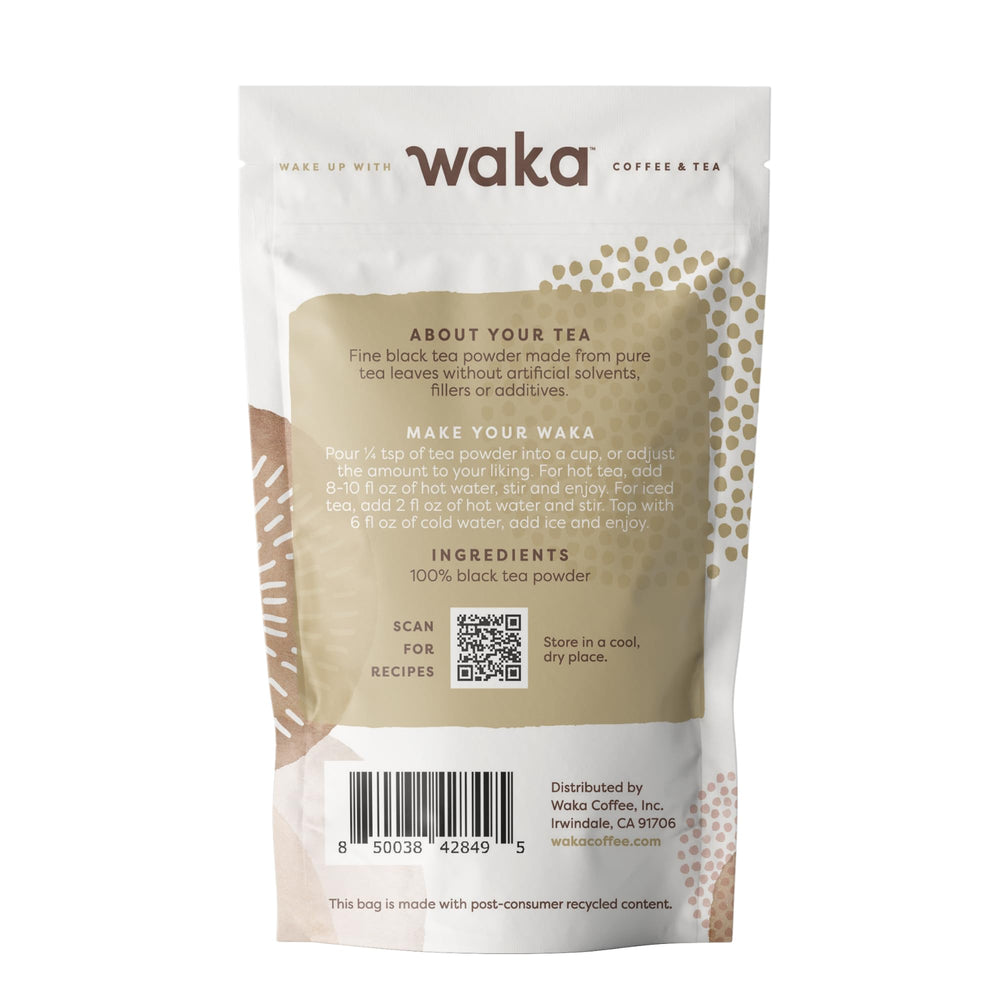 Waka Instant Black Tea hot brew ready in minutes
