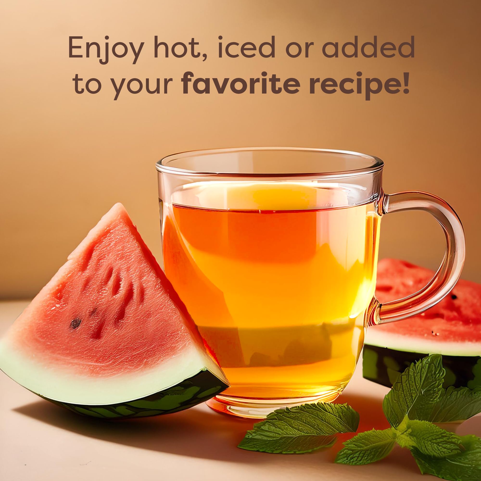 Cup-ready Waka Instant Green Tea Mix for quick tea