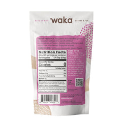 Waka Instant Green Tea Raspberry hot or iced, ready in seconds.