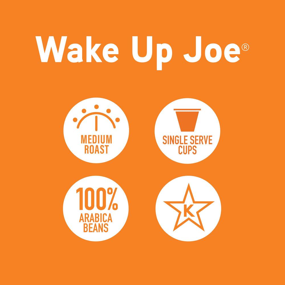Wake Up Joe iced coffee idea: double strength over ice