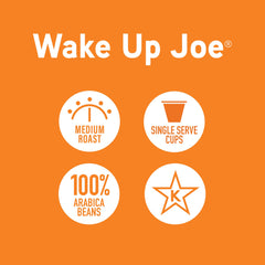 Wake Up Joe iced coffee idea: double strength over ice