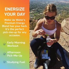 Wake Up Water Citrus travel-size pack designed for on-the-go use