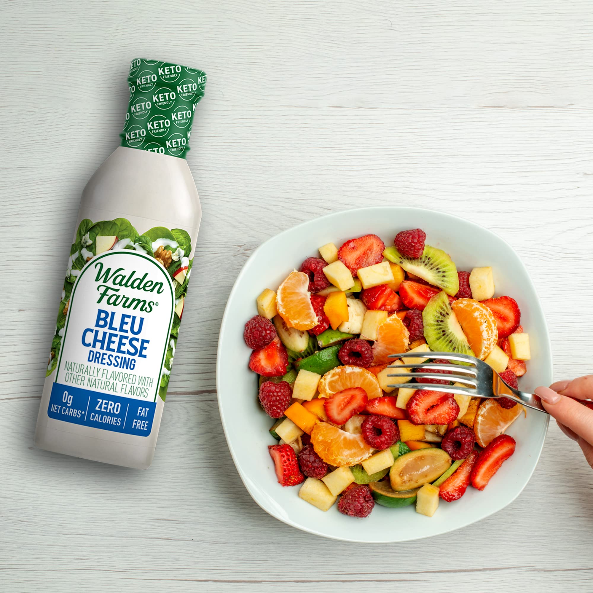 Walden Farms Bleu Cheese Dressing with keto-friendly appeal