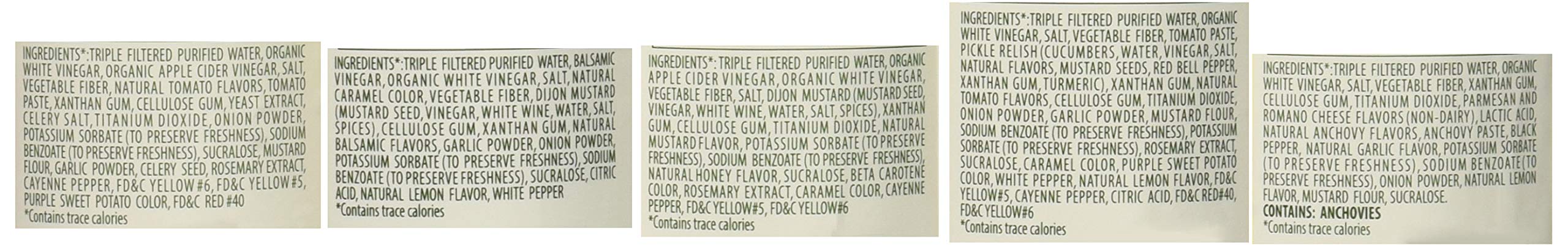 Walden Farms Caesar dressing bottle pour brings bold zest to salads, calorie-free