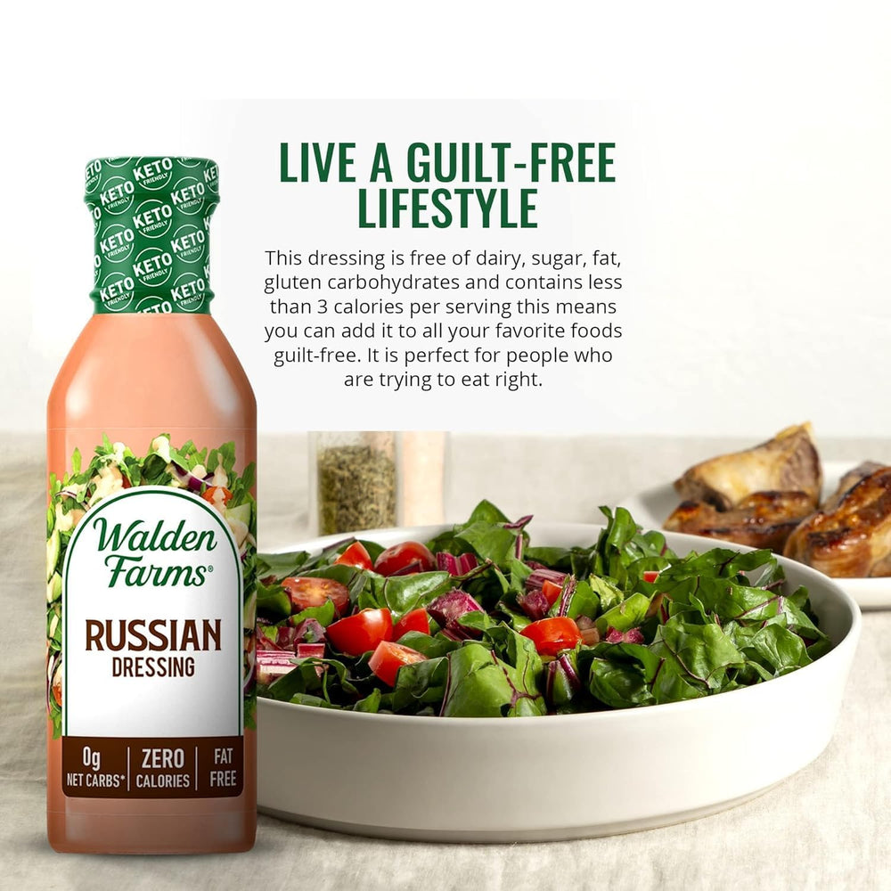 Walden Farms Russian Dressing on a wrap for a quick lunch idea.