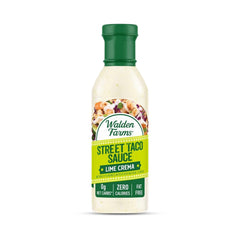 Walden Farms Lime Crema bottle front view highlighting calorie-free flavor