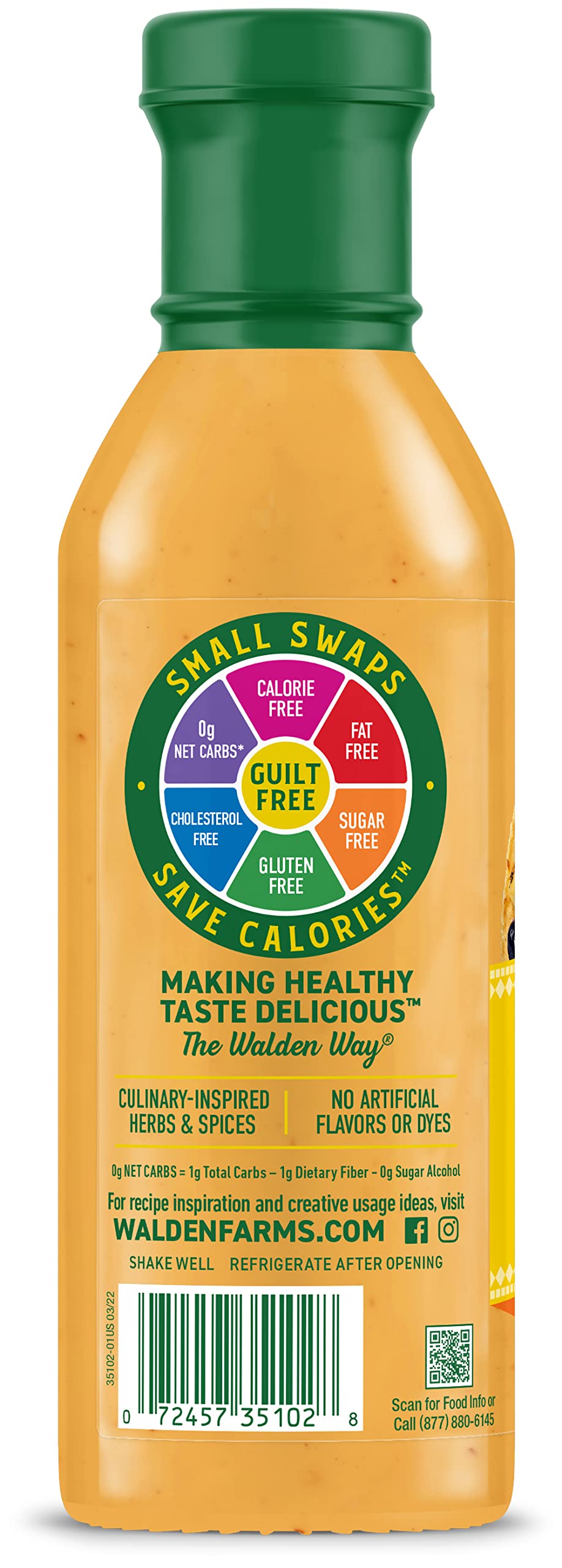 Walden Farms Queso pour demonstrates drizzle-ready texture for bowls and nachos.