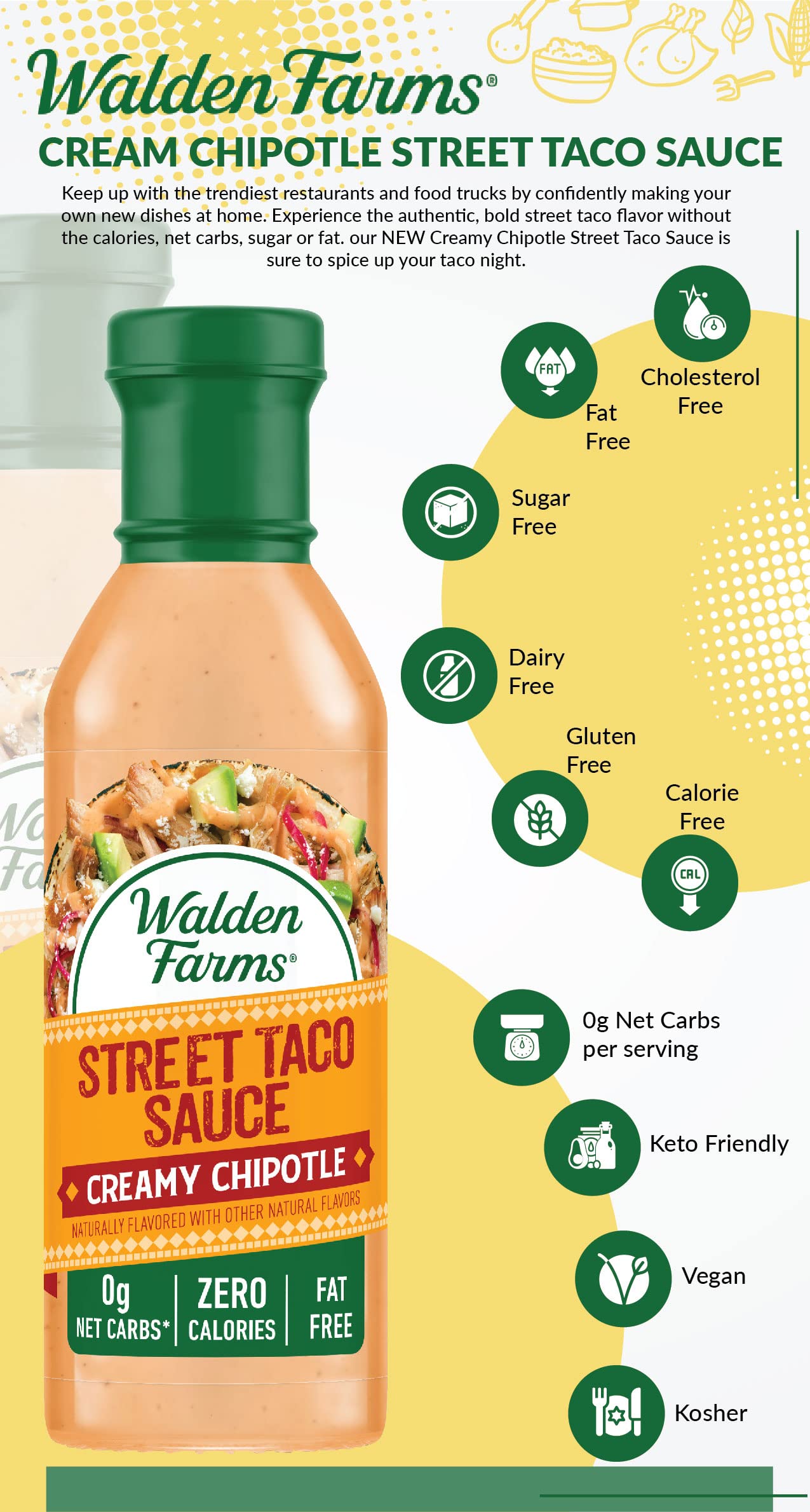 Vegan, keto-friendly sauce supports various diets.