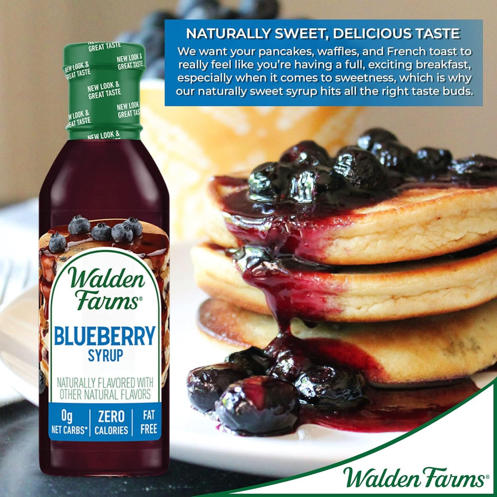 Walden Farms Blueberry Syrup in lemonade for a refreshing sugar-free twist.