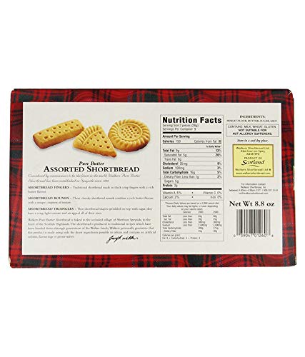 Walkers classic shortbread tray and cookies, inviting for sharing moments.