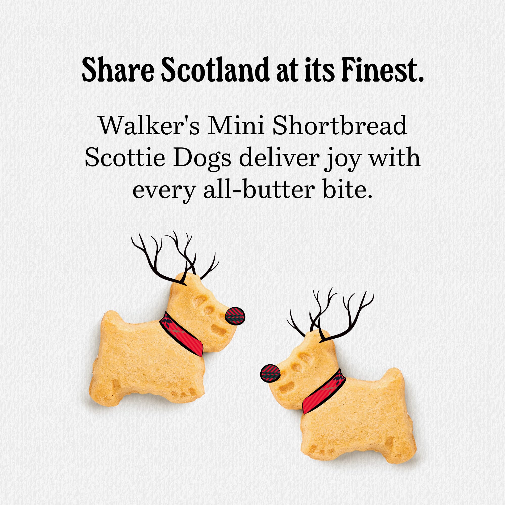 Walkers heritage Scottish shortbread evokes traditional flavor.
