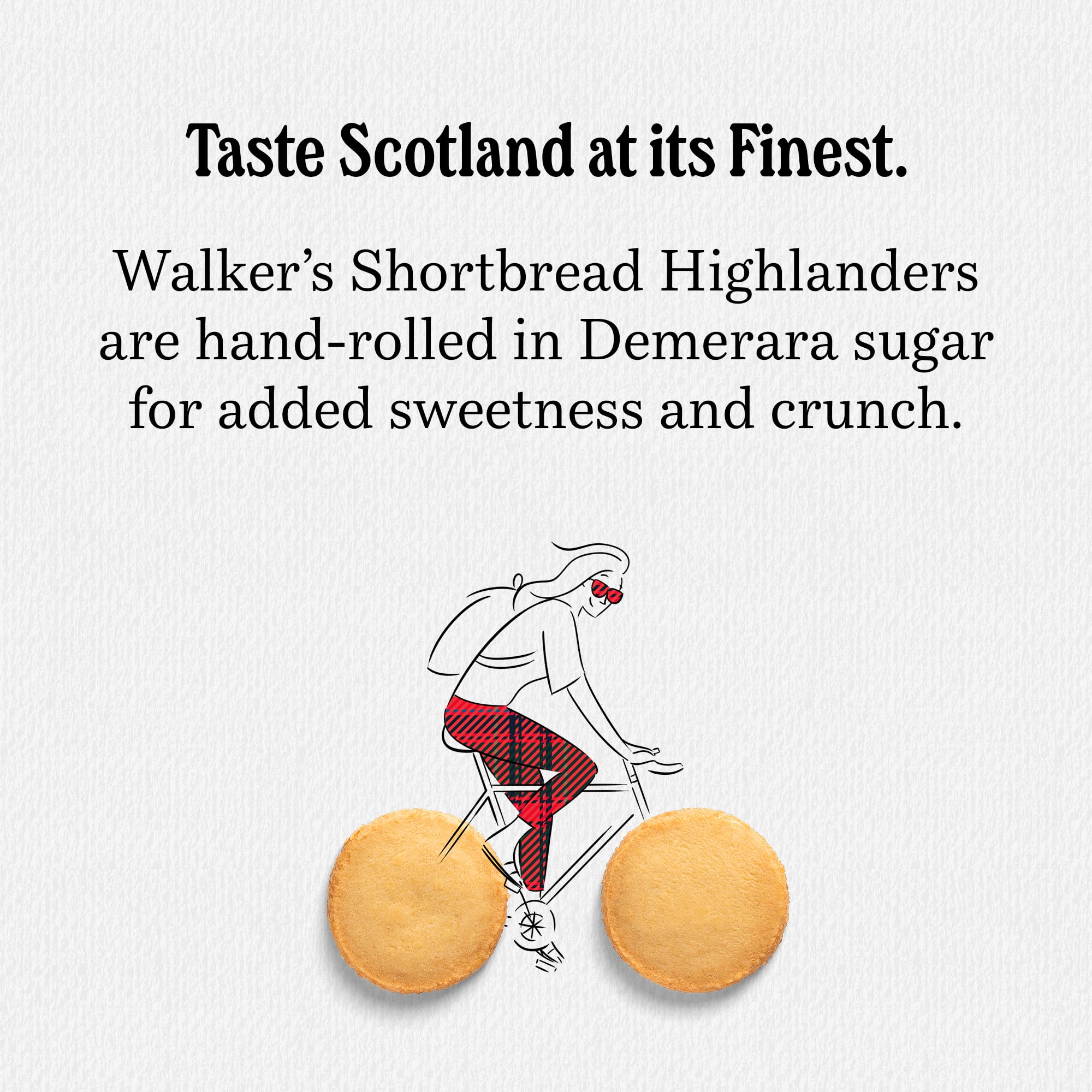 Walkers Highlanders pure butter shortbread texture with a rich bite