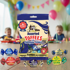 Walkers' Nonsuch dark chocolate coated toffees with rich flavor and crunchy centers