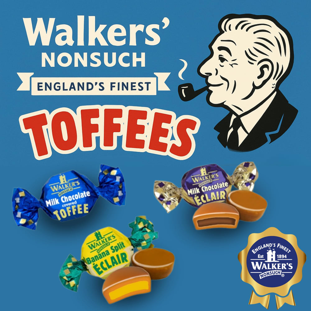 Walkers' Nonsuch imported from the UK, authentic English confectionery.