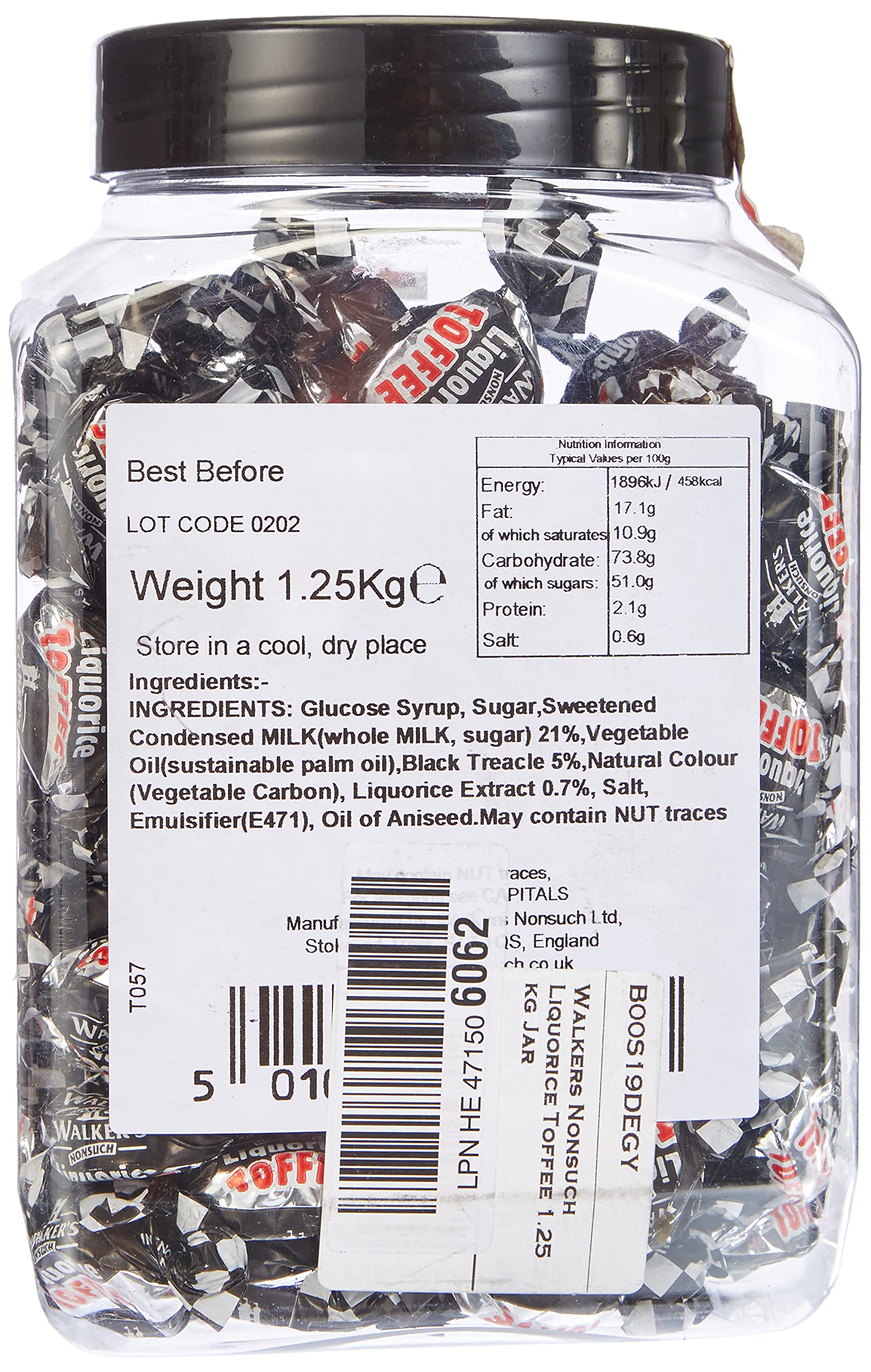 Imported from the UK, Walkers' Nonsuch liquorice toffees evoke classic confectionery