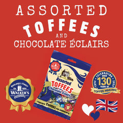 Walkers' Nonsuch milk chocolate coated toffee bites with glossy finish