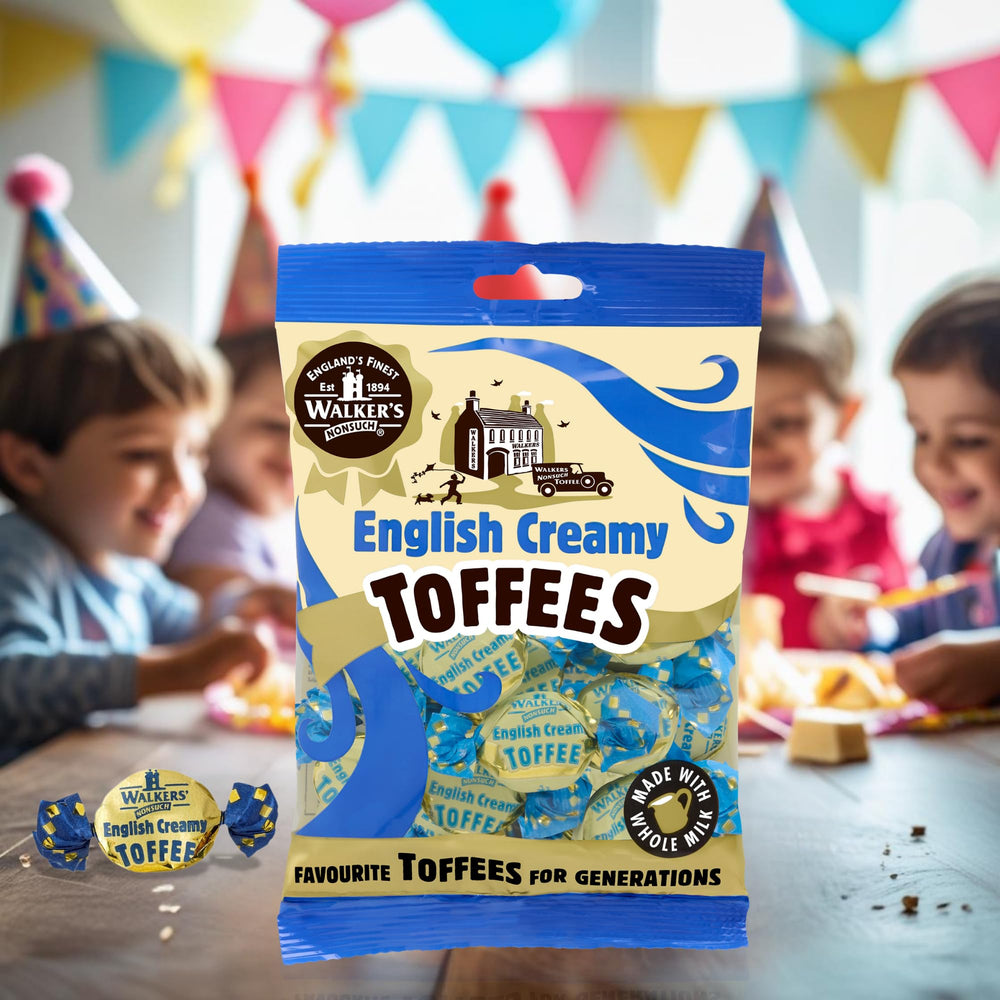 Walkers' Nonsuch toffee tea-time pairing with a classic cup of tea