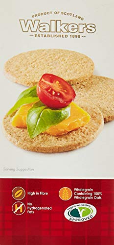Walkers whole-grain oats listed as a key ingredient.