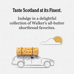 Walkers Shortbread uses four simple ingredients for authentic flavor
