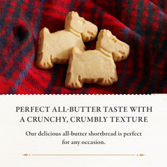 Walkers Shortbread ingredients sign with butter, flour, sugar, and salt.