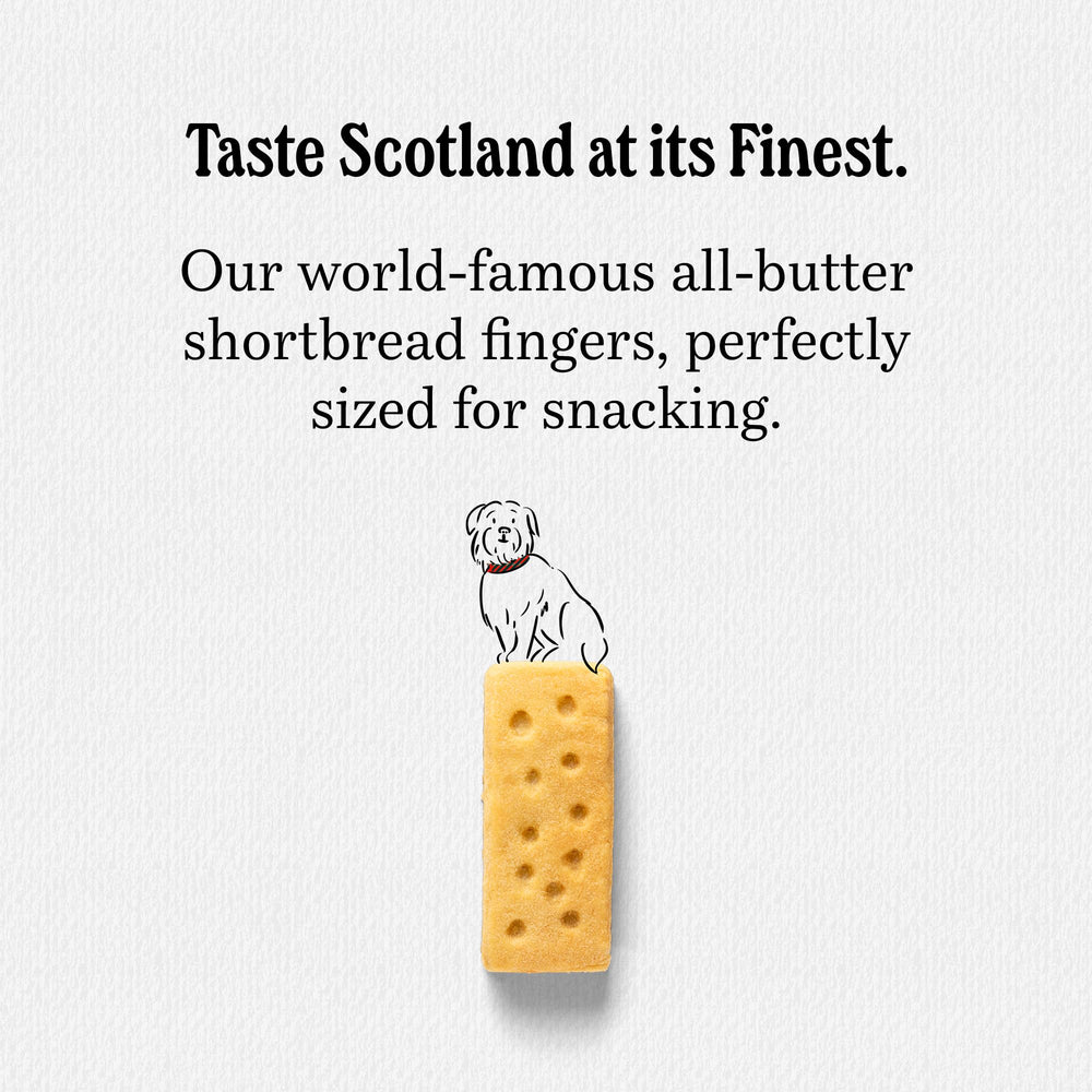 Walkers Shortbread Mini Fingers ready for tea time with comforting aroma
