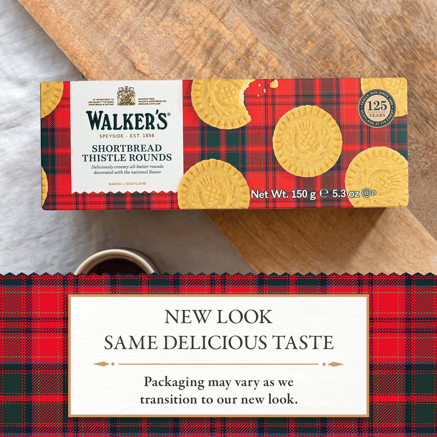 Walkers Shortbread Rounds ingredients: butter, flour, sugar, salt, no artificial additives.