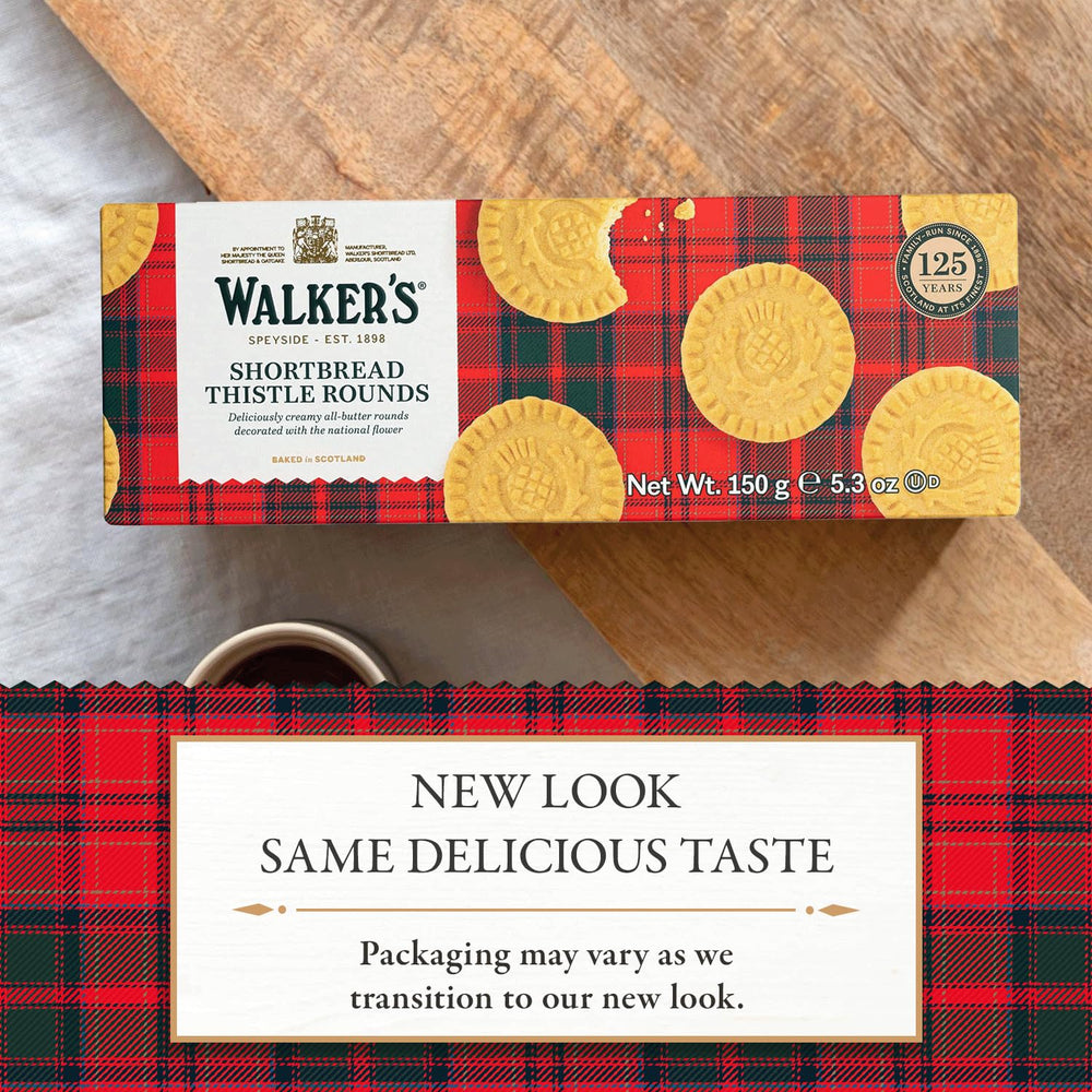 Walkers Shortbread Rounds ingredients: butter, flour, sugar, salt, no artificial additives.