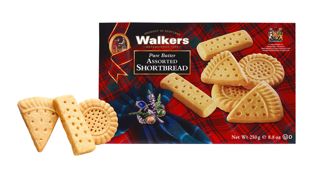 Walker's Shortbread tea-time setup highlighting refined pairing.